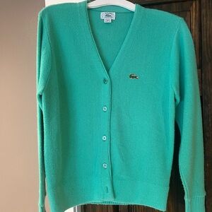 Izod Women's Teal Cardigan Sweater